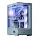 Zalman кутия Case ATX - P50 DS White - Digital Display, Addressable RGB, ZM-P50-DS-WH