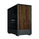 Zalman кутия Case mATX - P10 NAMU BLACK - Wood, USB-C, P10-NAMU-BLACK