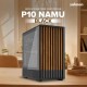 Zalman кутия Case mATX - P10 NAMU BLACK - Wood, USB-C, P10-NAMU-BLACK