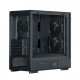 Zalman кутия Case mATX - P10 NAMU BLACK - Wood, USB-C, P10-NAMU-BLACK