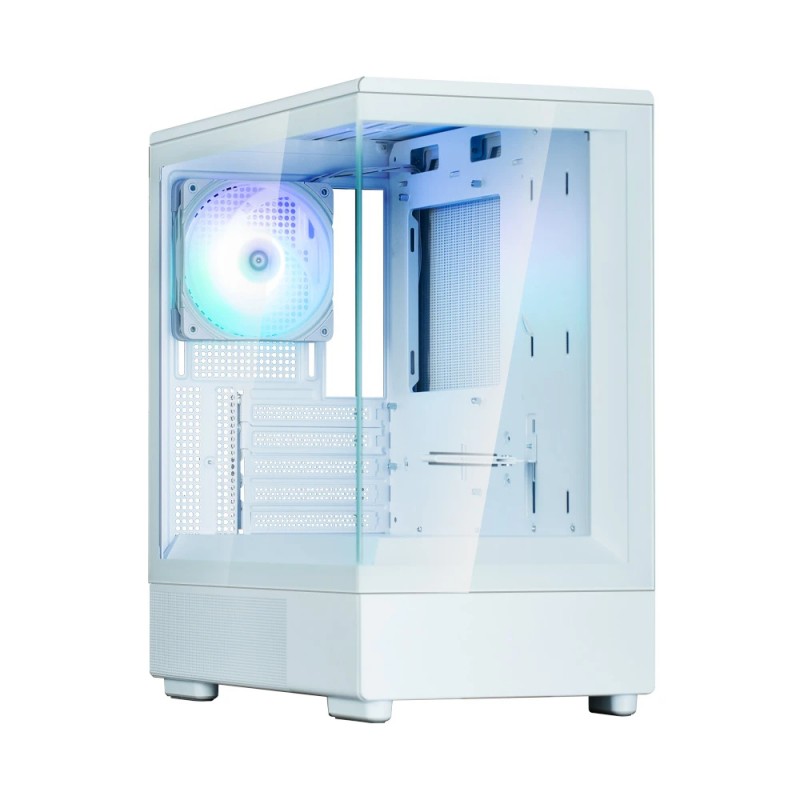 Zalman кутия Case mATX - P10 White, ZM-P10-WH