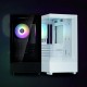 Zalman кутия Case mATX - P10 White, ZM-P10-WH