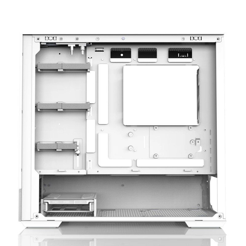 Zalman кутия Case mATX - P30 AIR White, ZM-P30-AIR-WH