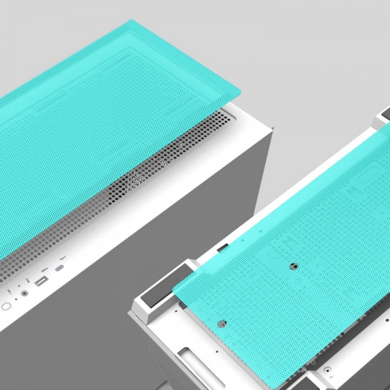 Zalman кутия Case mATX - P30 AIR White, ZM-P30-AIR-WH
