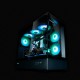 Zalman кутия Case mATX - P30 Black - aRGB, Tempered Glass, ZM-P30-BK