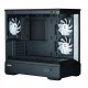 Zalman кутия Case mATX - P30 Black - aRGB, Tempered Glass, ZM-P30-BK