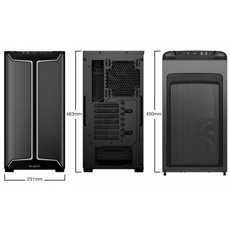 be quiet! кутия Case ATX - Pure Base 501 DX Black, BGW76