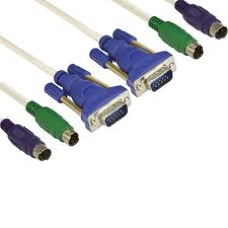 VCom Комплект кабели KVM switch set - CK501A-1.5m-CK501A-1.5m