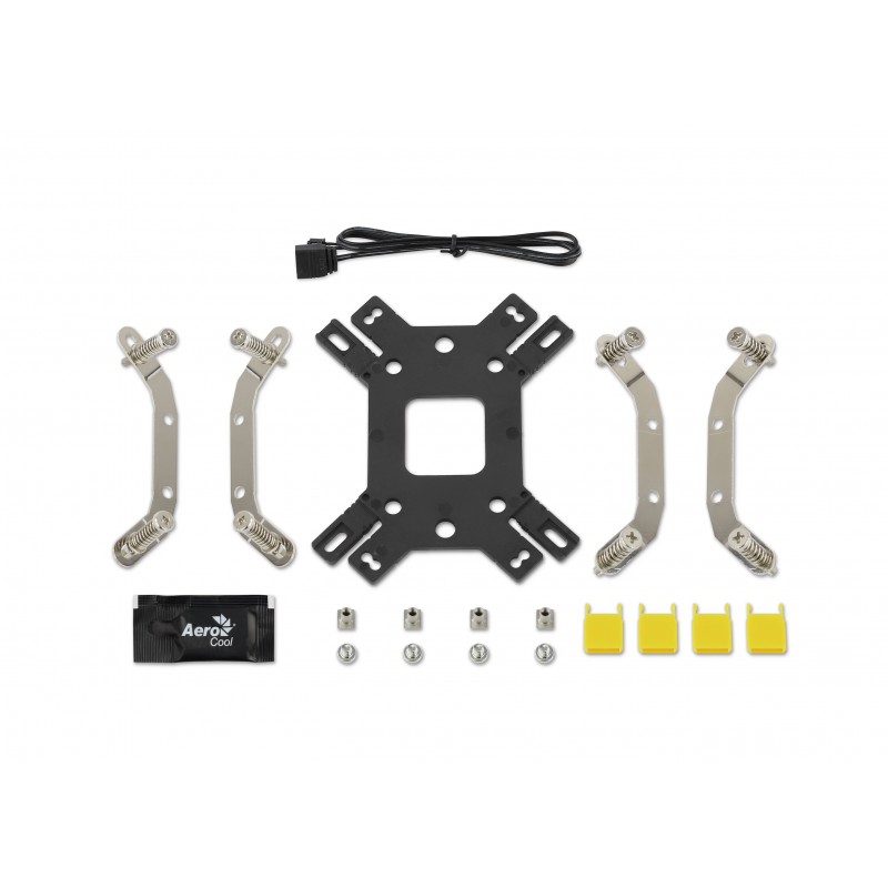 AeroCool охладител CPU Cooler - Cylon 4 BLACK aRGB PWM - ACTC-CL30410.01-ACTC-CL30410.01