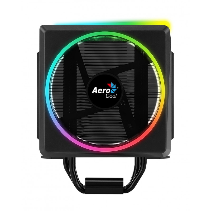 AeroCool охладител CPU Cooler - Cylon 4 BLACK aRGB PWM - ACTC-CL30410.01-ACTC-CL30410.01