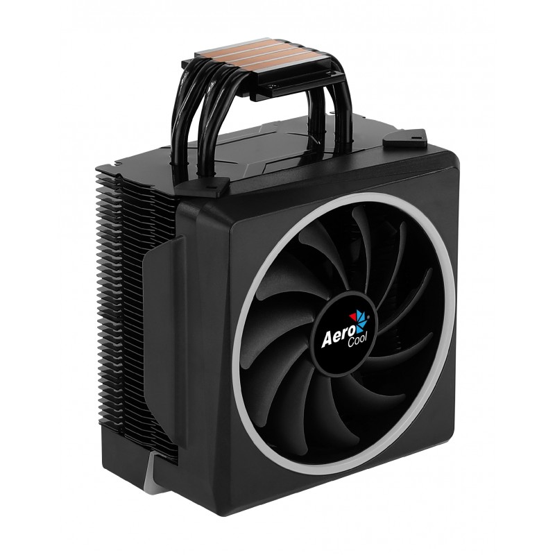 AeroCool охладител CPU Cooler - Cylon 4 BLACK aRGB PWM - ACTC-CL30410.01-ACTC-CL30410.01