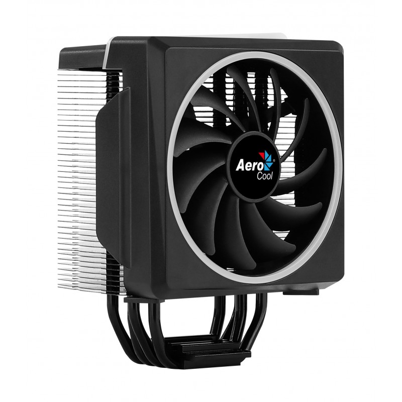 AeroCool охладител CPU Cooler - Cylon 4 BLACK aRGB PWM - ACTC-CL30410.01-ACTC-CL30410.01
