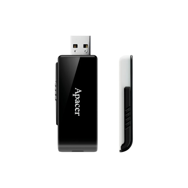 Apacer флашка Flash Drive AH350 64GB USB 3.2 Gen 1, Black, AP64GAH350B-1