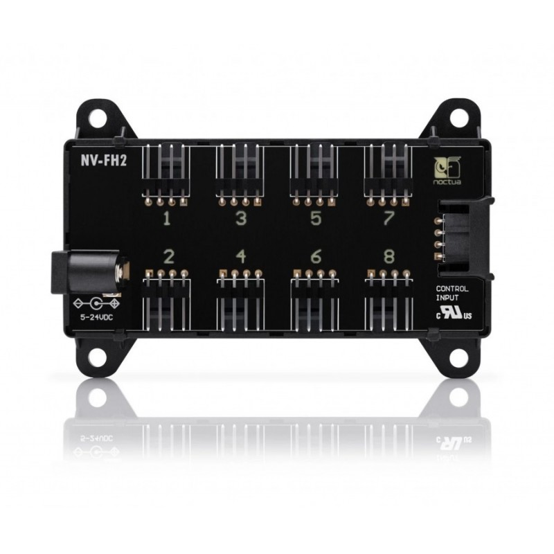 Noctua разклонител за вентилатори Fan Hub - 8 port PWM 5V/12V/24V - NV-FH2, NV-FH2