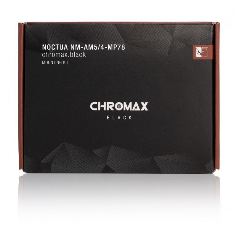 Noctua Mounting KIT AM5/AM4 - NM-AM5/4-MP78 chromax.black, NM-AM5/4-MP78-chromax.black