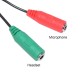 Makki преходник Adapter 3.5mm 4pin M / 2 x 3.5mm F - MAKKI-CBL-SP35-MAKKI-CBL-SP35