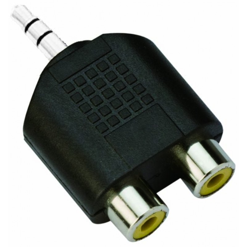 VCom Адаптер Adapter 3.5mm Stereo M / 2x RCA F - CA501-CA501