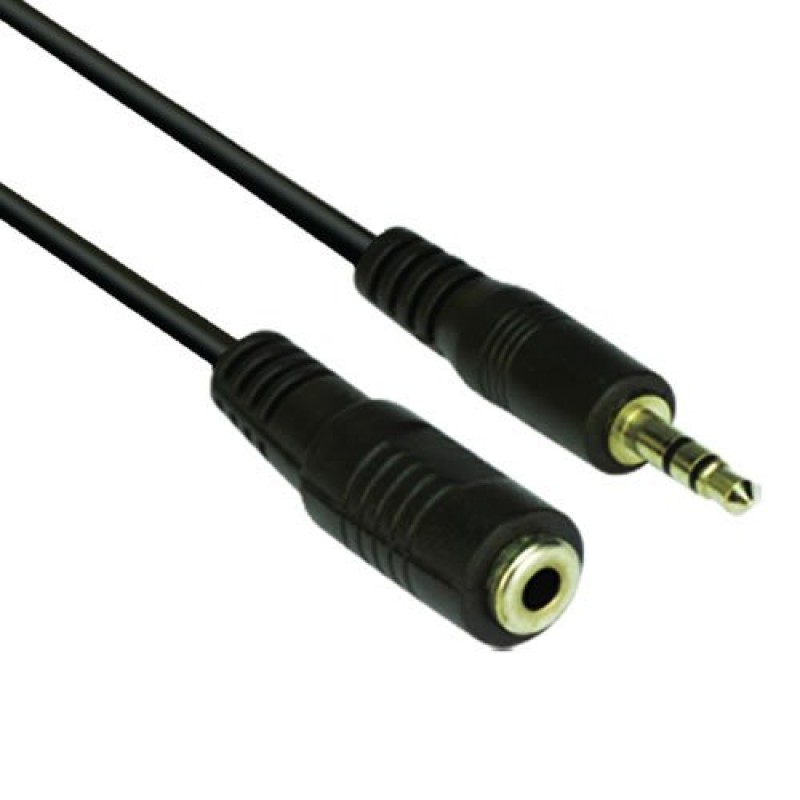 VCom Аудио Кабел 3.5mm Stereo M / F - CV202-3m-CV202-3m
