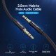 Vention Аудио Кабел 3.5mm Audio Cable  M/M Cotton Braided 0.5m - BAWBD, BAWBD