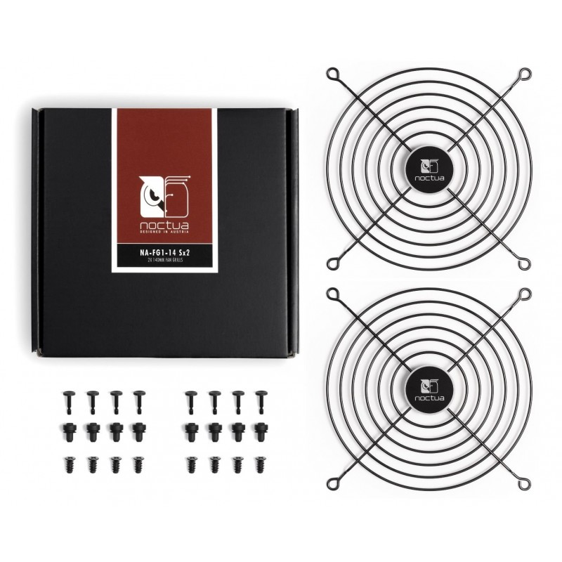 Noctua Fan Grill Metal - 140mm 2pcs pack - NA-FG1-14 Sx2, NA-FG1-14-Sx2