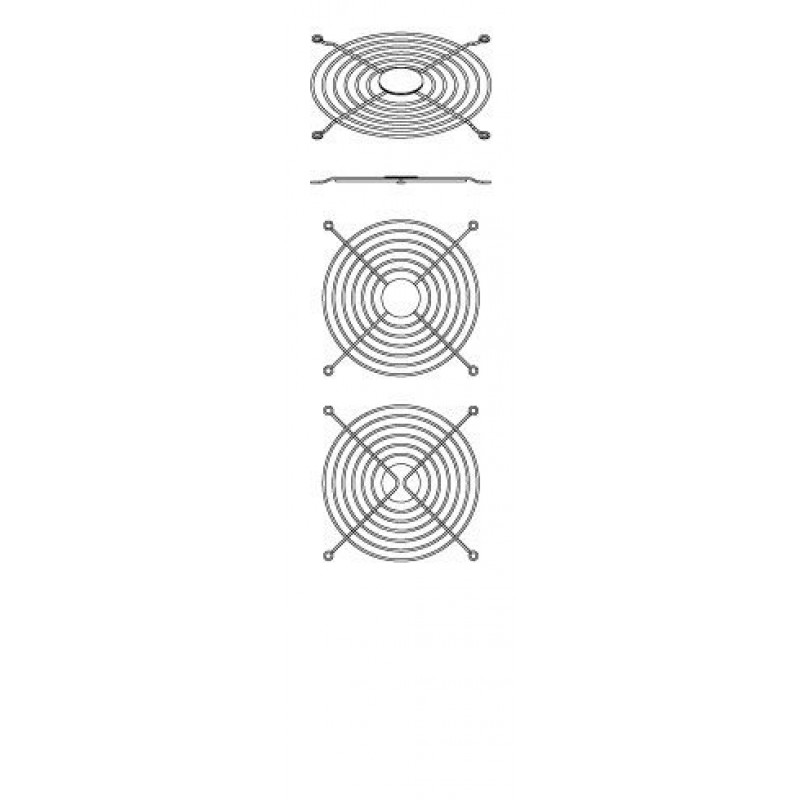 Noctua Fan Grill Metal - 140mm 2pcs pack - NA-FG1-14 Sx2, NA-FG1-14-Sx2