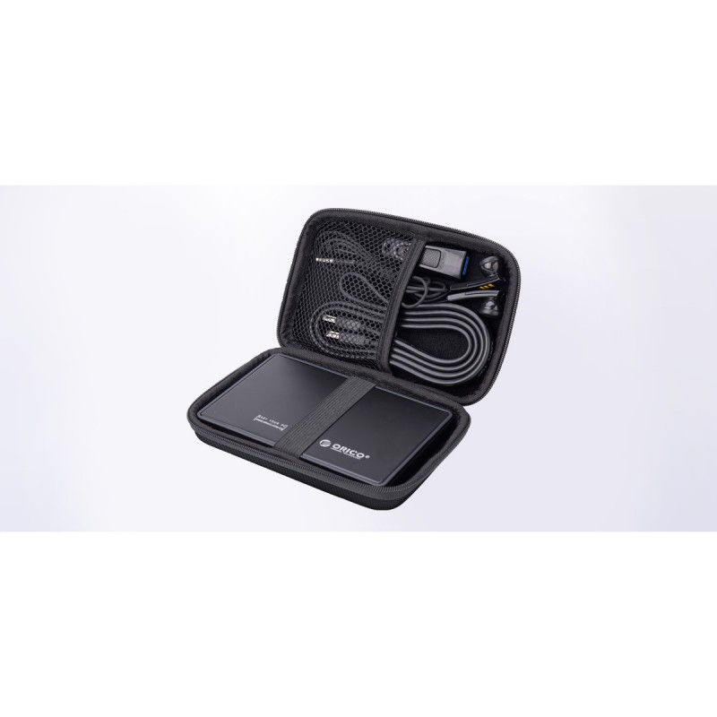Orico калъф за външни дискове Portable Storage Bag - 2.5" Black - PHD-25-BK, PHD-25-BK-BP