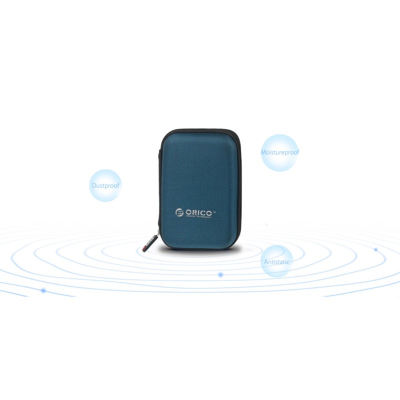 Orico калъф за външни дискове Portable Storage Bag - 2.5" Black - PHD-25-BK, PHD-25-BK-BP