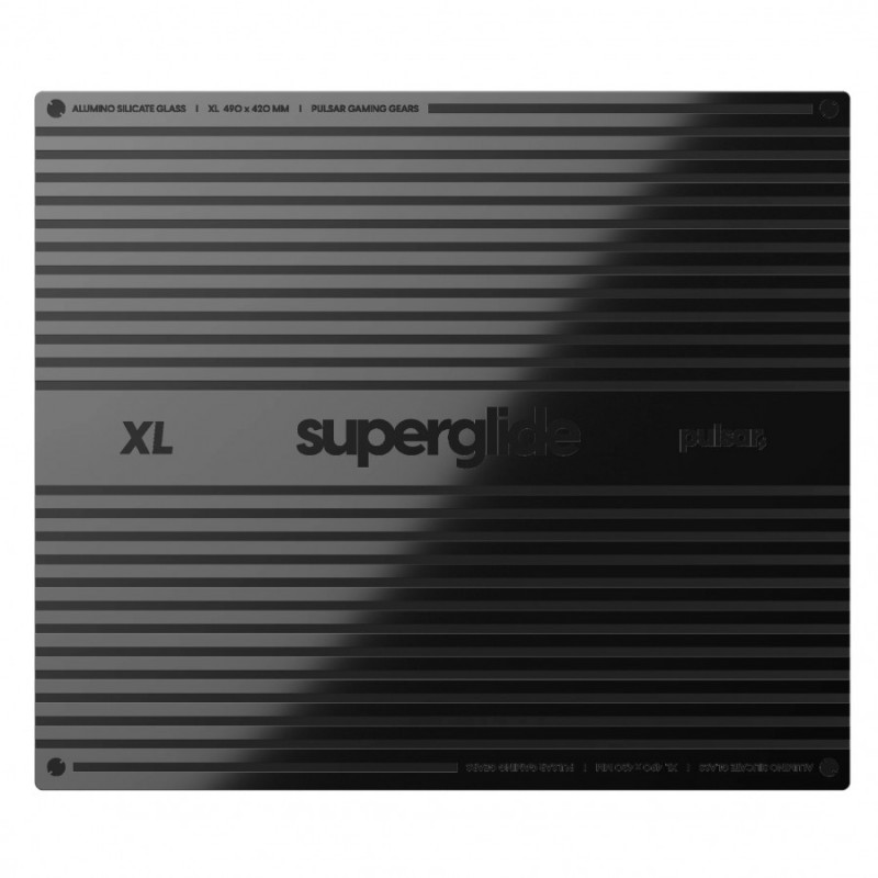 Superglide професионален стъклен геймърски пад за мишка Gaming Glass Mousepad Superglide Pad v2 XL