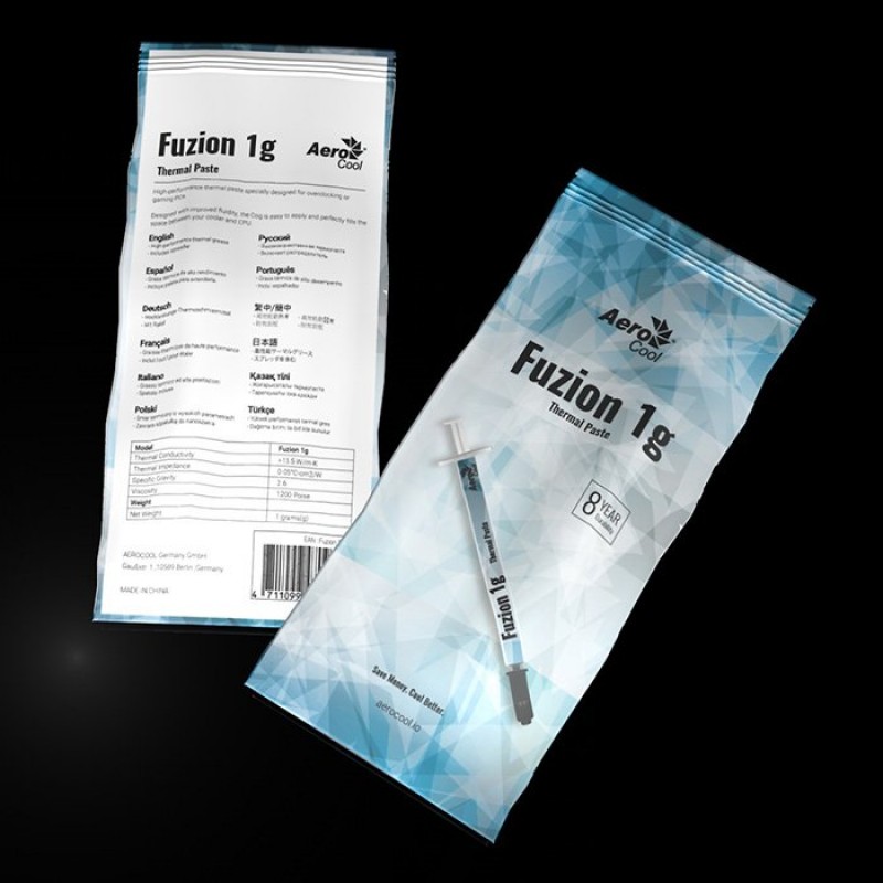 AeroCool термо паста Thermal compound Fuzion 1g - ACTG-NA61210.01, ACTG-NA61210.01