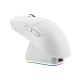 Ajazz професионална геймърска мишка AJ139P V3 MC - Wireless Gaming Mouse - 1K, Magnetic Charging Dock, White