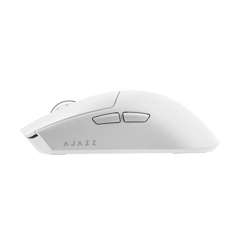 Ajazz професионална геймърска мишка AJ139P V3 MC - Wireless Gaming Mouse - 1K, Magnetic Charging Dock, White