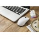 Ajazz професионална геймърска мишка AJ159 APEX - Wireless Gaming Mouse - 8K, Magnetic Charging Dock, White