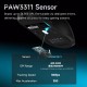 Ajazz професионална геймърска мишка AJ159 V2 MC - Wireless Gaming Mouse - 1K, Magnetic Charging Dock, White
