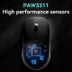 Ajazz професионална геймърска мишка AJ159P MC - Wireless Gaming Mouse - 1K, Magnetic Charging Dock, White