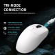 Ajazz професионална геймърска мишка AJ179 APEX - Wireless Gaming Mouse - 8K, Magnetic Charging Dock, Black