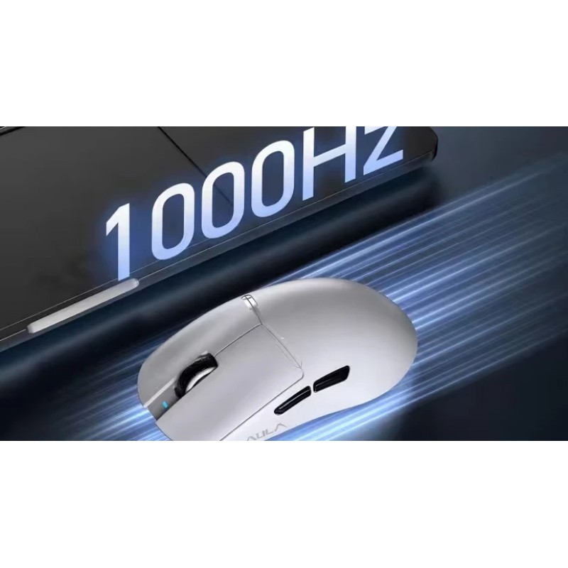 Aula професионална геймърска мишка Wireless Gaming Mouse V3 - 1K, White
