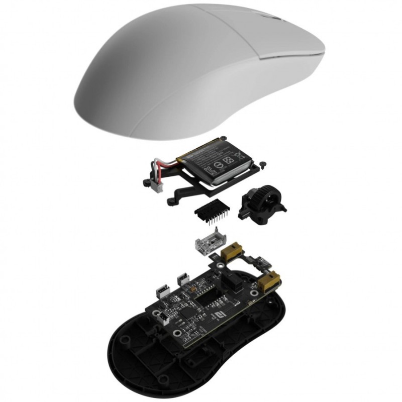 Endgame Gear професионална геймърска мишка XM2w 4K v2 - Wireless Gaming Mouse - White