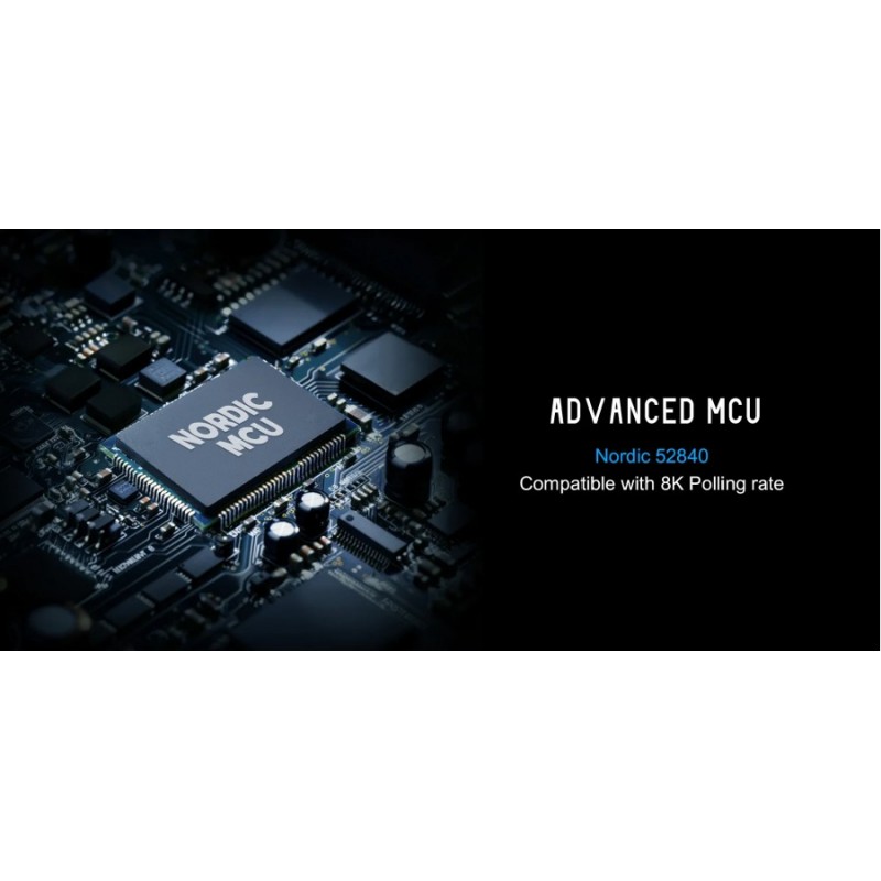 Lamzu професионална геймърска мишка MAYA X 8K - White, LAMZU-MAYA-X-WH