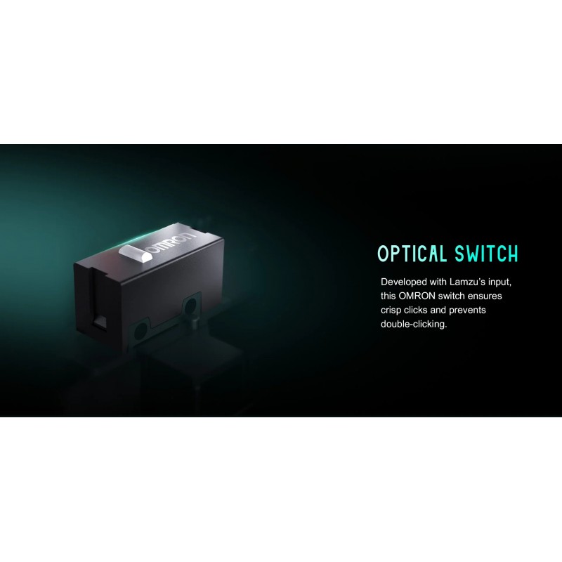 Lamzu професионална геймърска мишка MAYA X 8K - Wireless Gaming Mouse - Aimlabs Edition, LAMZU-MAYA-X-AIMLABS