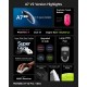 MCHOSE професионална геймърска мишка A7 V2 Ultra Black - Wireless Gaming Mouse - Dual 8K, Omron Mechanical