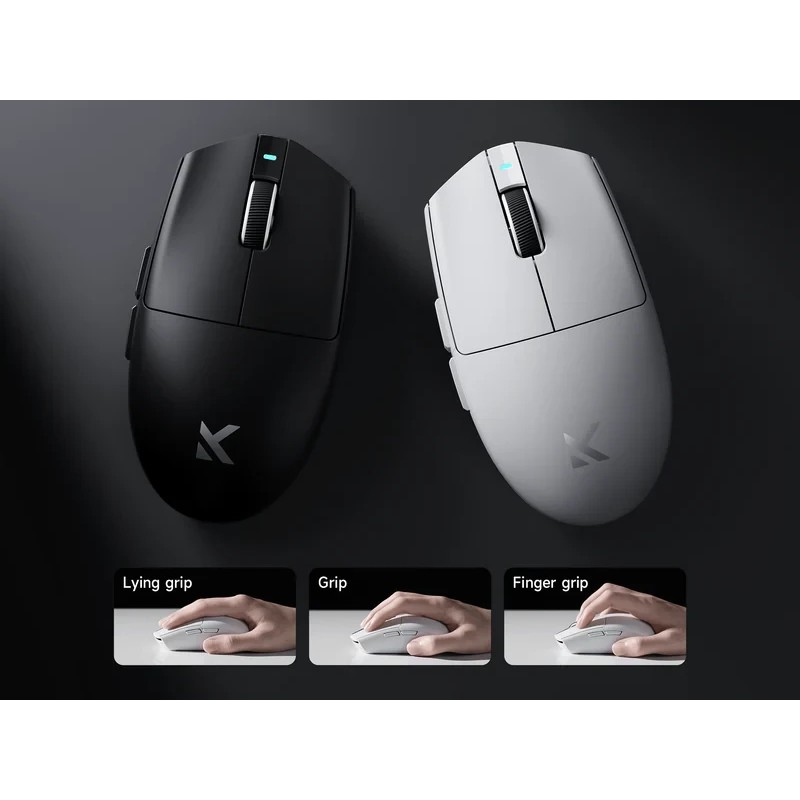 MCHOSE професионална геймърска мишка G3 V2 White - Wireless Gaming Mouse - 1K, Omron Mechanical