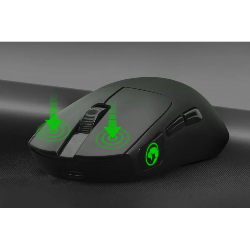 Marvo безжична геймърска мишка Wireless Gaming Mouse Niro 320 G867W - Bluetooth, 2.4G, 8000dpli