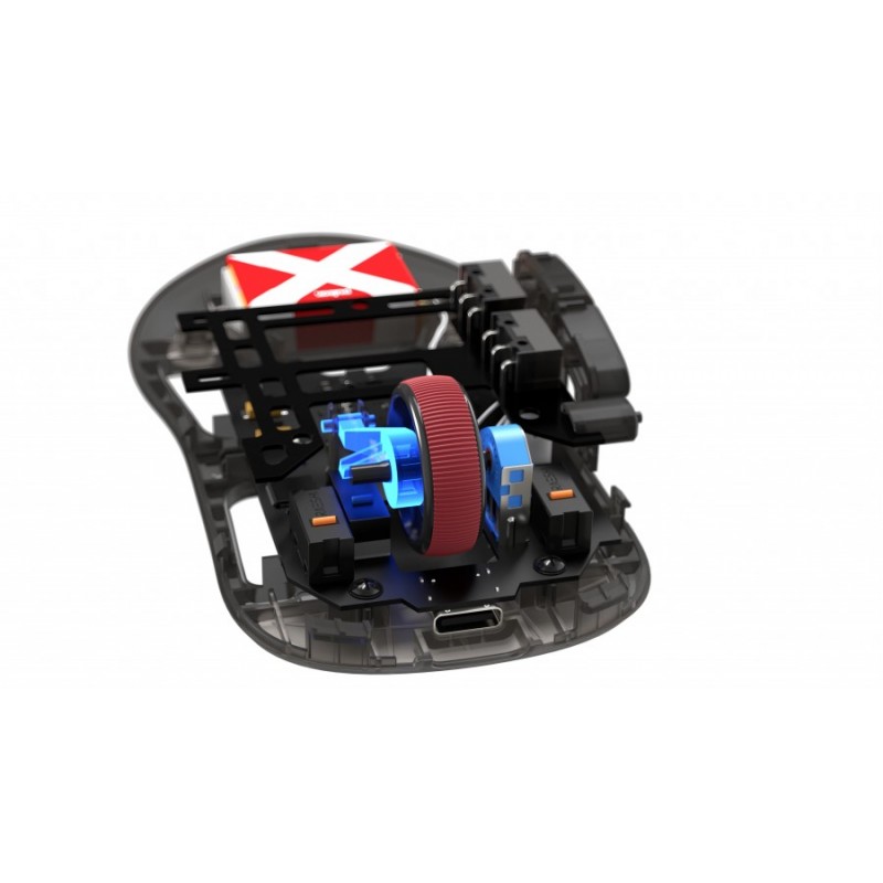 Pulsar професионална геймърска мишка Wireless Gaming Mouse X2H Mini Clear Black [LTD 3000] - 1K, PX2H1CB