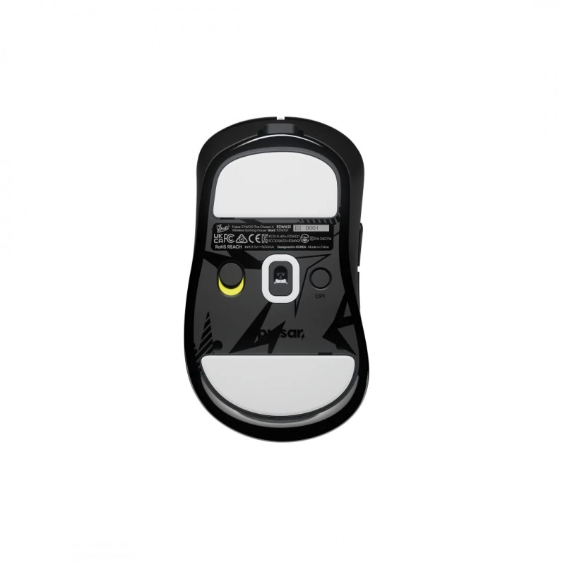Pulsar професионална геймърска мишка Wireless Gaming Mouse ZywOo The Chosen Mouse Size2 Black 8K, PZWX21