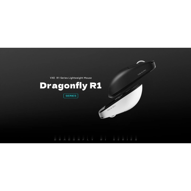 VXE професионална геймърска мишка Wireless Gaming Mouse Dragonfly R1 1K - Huano Ice Berry Pink Dot Switches