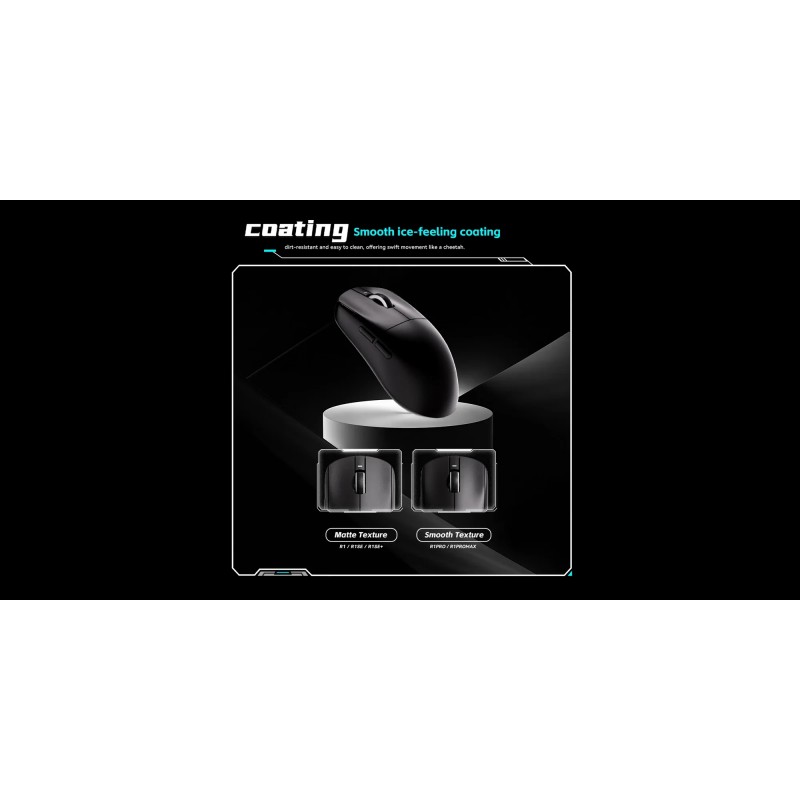 VXE професионална геймърска мишка Wireless Gaming Mouse Dragonfly R1 1K - Huano Ice Berry Pink Dot Switches