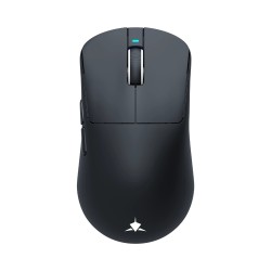 White Shark професионална геймърска мишка Wireless Gaming Mouse BORS - 12000dpi, 1000Hz, Bluetooth, Black