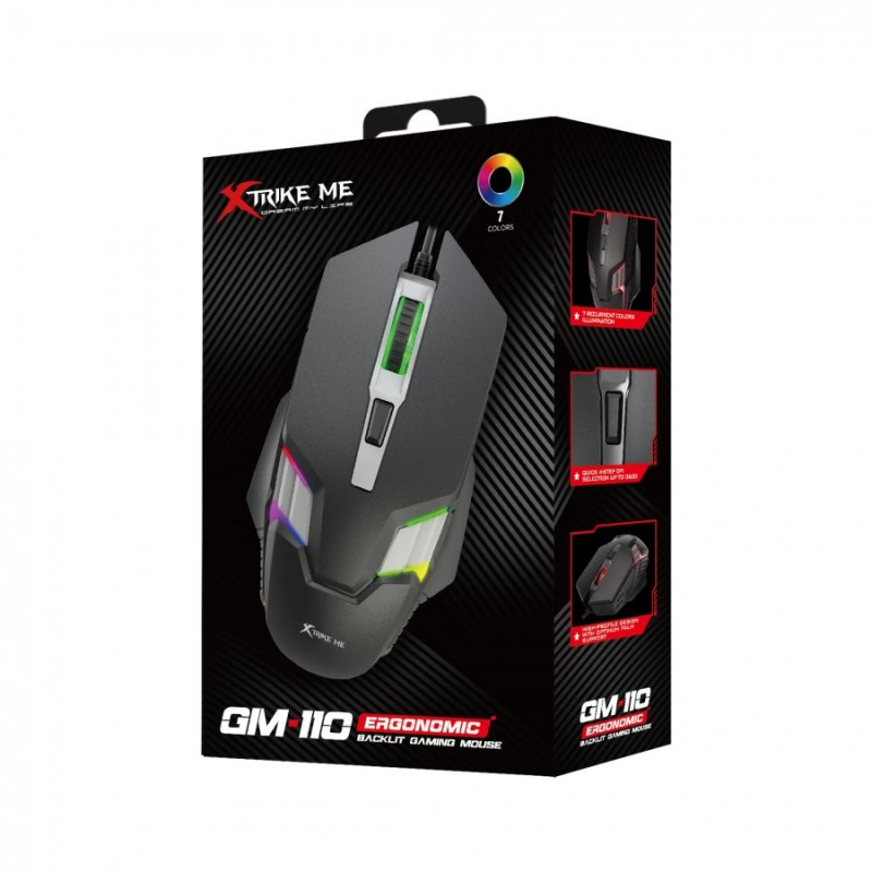 Xtrike ME Геймърска мишка Gaming Mouse GM-110 - 3600dpi