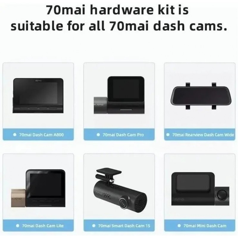 70mai Монтажен комплект Hardwire Kit - Micro USB Midrive-UP02, 70MAI-Midrive-UP02