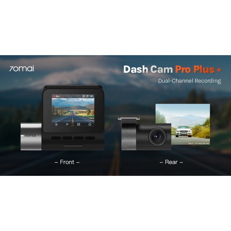 70mai Видеорегистратор Dash Cam Pro Plus+ A500S, 70MAI-A500S